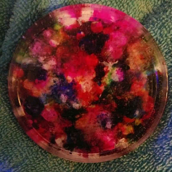 COLOR SPLASH RESIN DRINK COASTERS - Picture 2 of 2